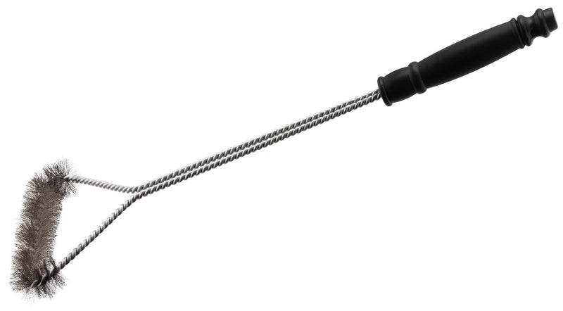Estilo Long Grill Brush with Stainless Steel Bristles, 18" - Image 1